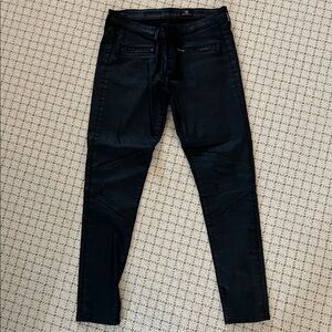 AG Adriano Goldschmied Charcoal Zippered Pants